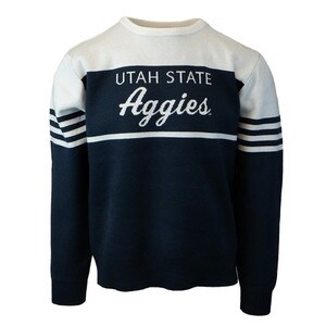 Utah State Aggies Striped Sweater